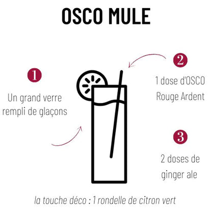 Apéritif sans alcool | OSCO Le Rouge Ardent bio