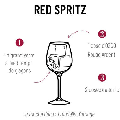 Non-alcoholic aperitif | OSCO Le Rouge Ardent organic 