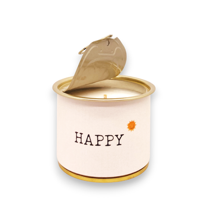 Bougie Happy | Parfum fleur d'oranger