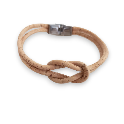 Bracelet en liège Marin | Beige naturel