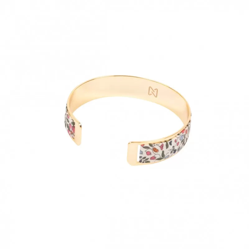 Bracelet laiton doré | Liberty Katie & Millie vanille ambre