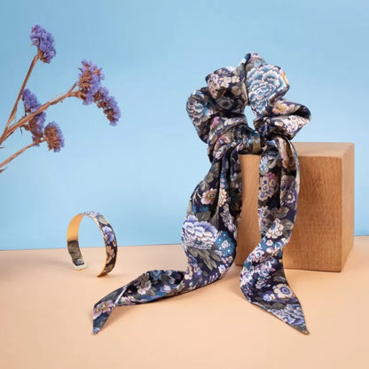 Bracelet laiton doré | Soie Liberty Elysian Night