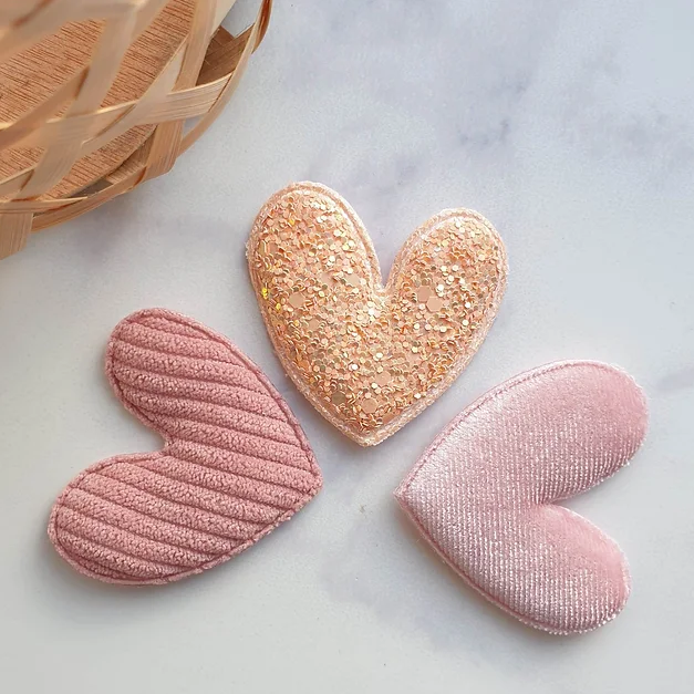 Heart brooch | Soft pink