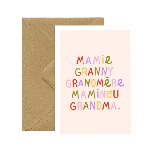 Carte postale | Mamie