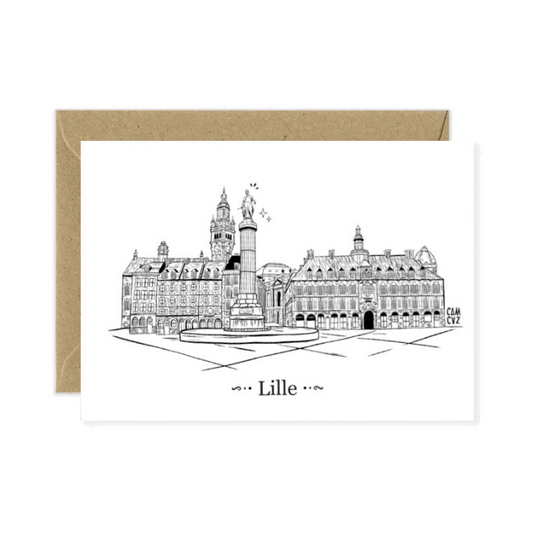 Postcard | Lille grand place