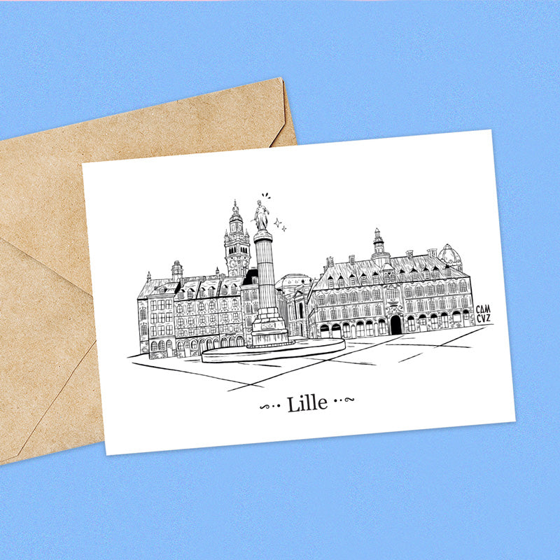 Carte postale | Lille grand place