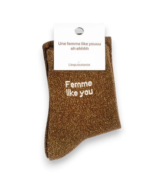 Chaussettes à paillettes | Femme like you