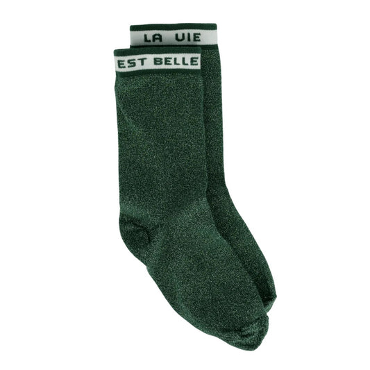 Glitter Socks | Life is Beautiful in Green