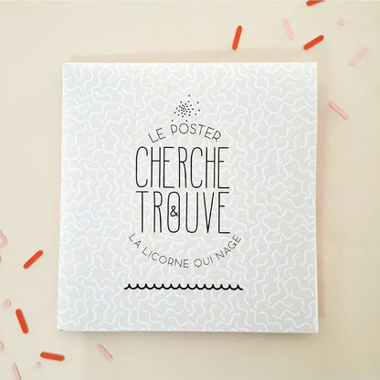 Carte-poster Cherche & Trouve | Mamie