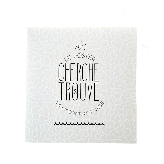 Carte-poster Cherche & Trouve | Mamie