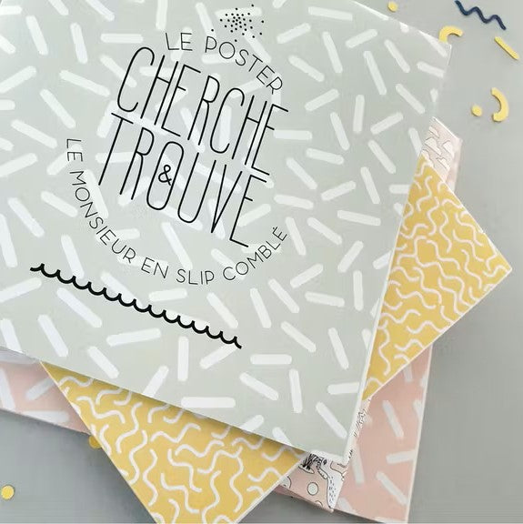 Carte-poster Cherche & Trouve | Papy
