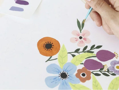 Coffret peinture au numéro | Flowers