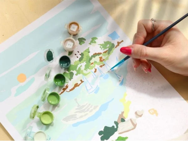 Coffret peinture au numéro | Balade dans les Calanques