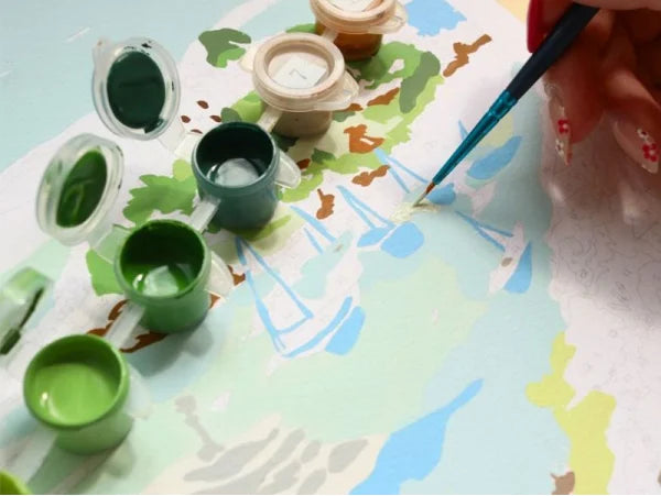 Coffret peinture au numéro | Balade dans les Calanques