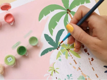 Coffret peinture au numéro | Bora Bora