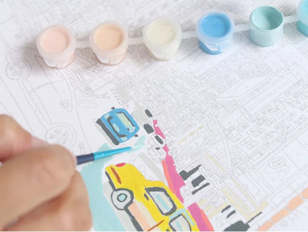 Coffret peinture au numéro | Broadway and West 53RD