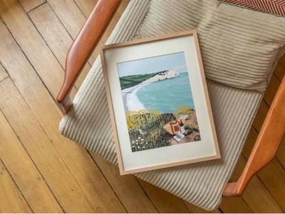 Coffret peinture au numéro | Picnic à Étretat