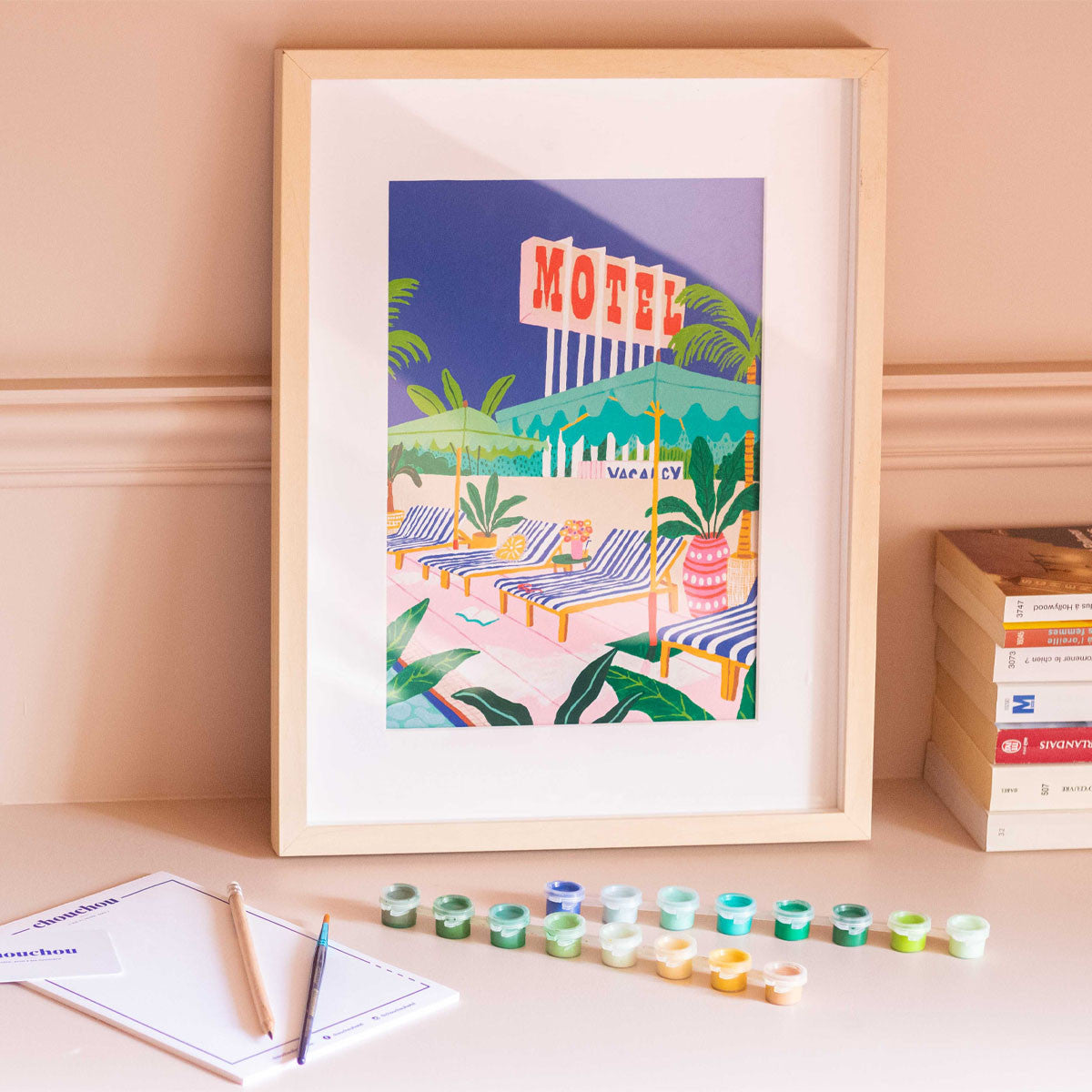 Coffret peinture au numéro | The Motel Pool