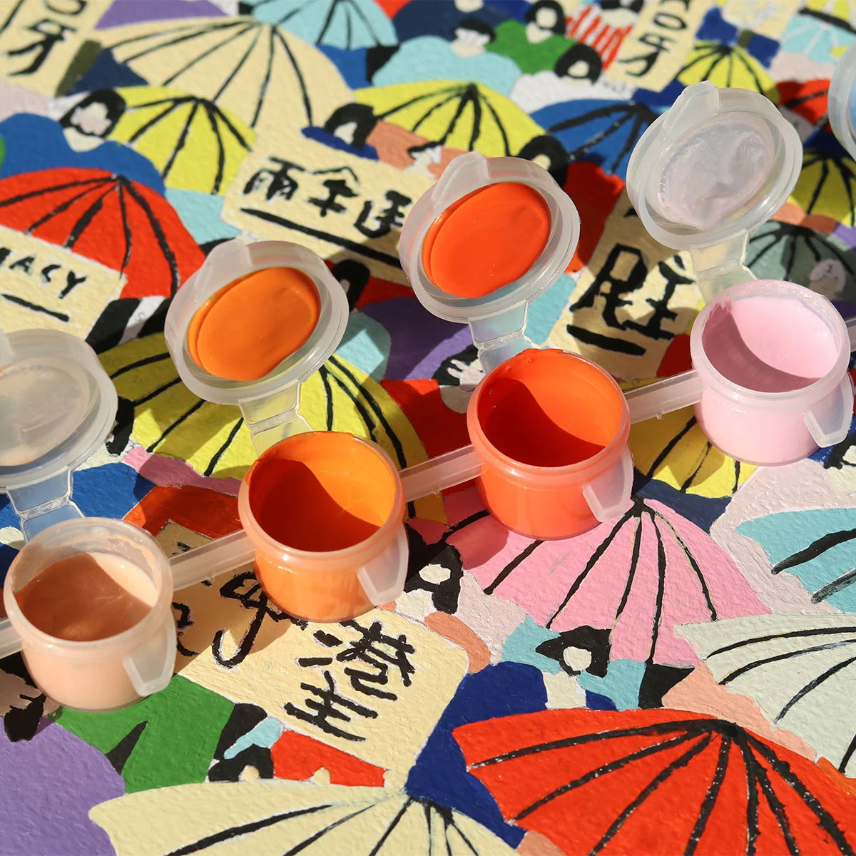 Coffret peinture au numéro | Umbrella Revolution