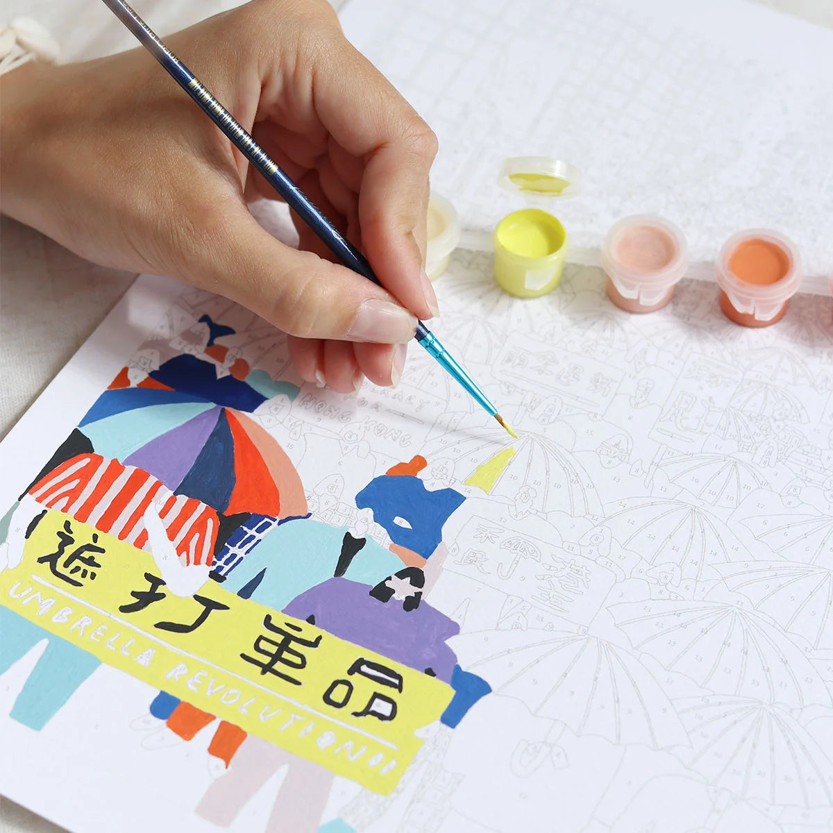 Coffret peinture au numéro | Umbrella Revolution