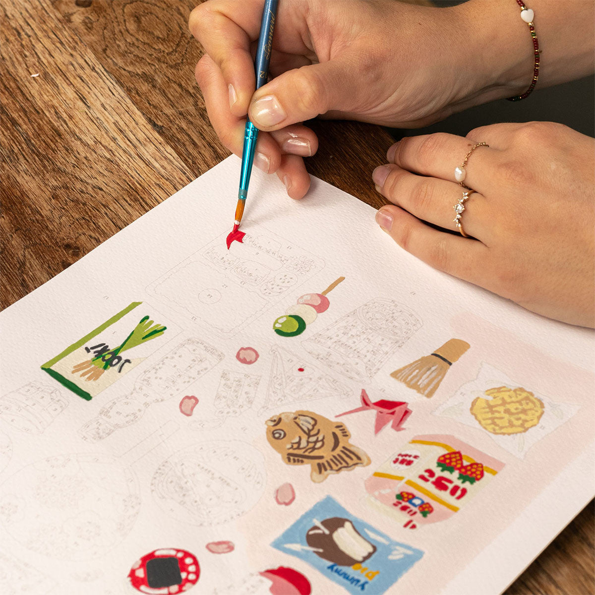 Coffret peinture au numéro | Week-end à Tokyo