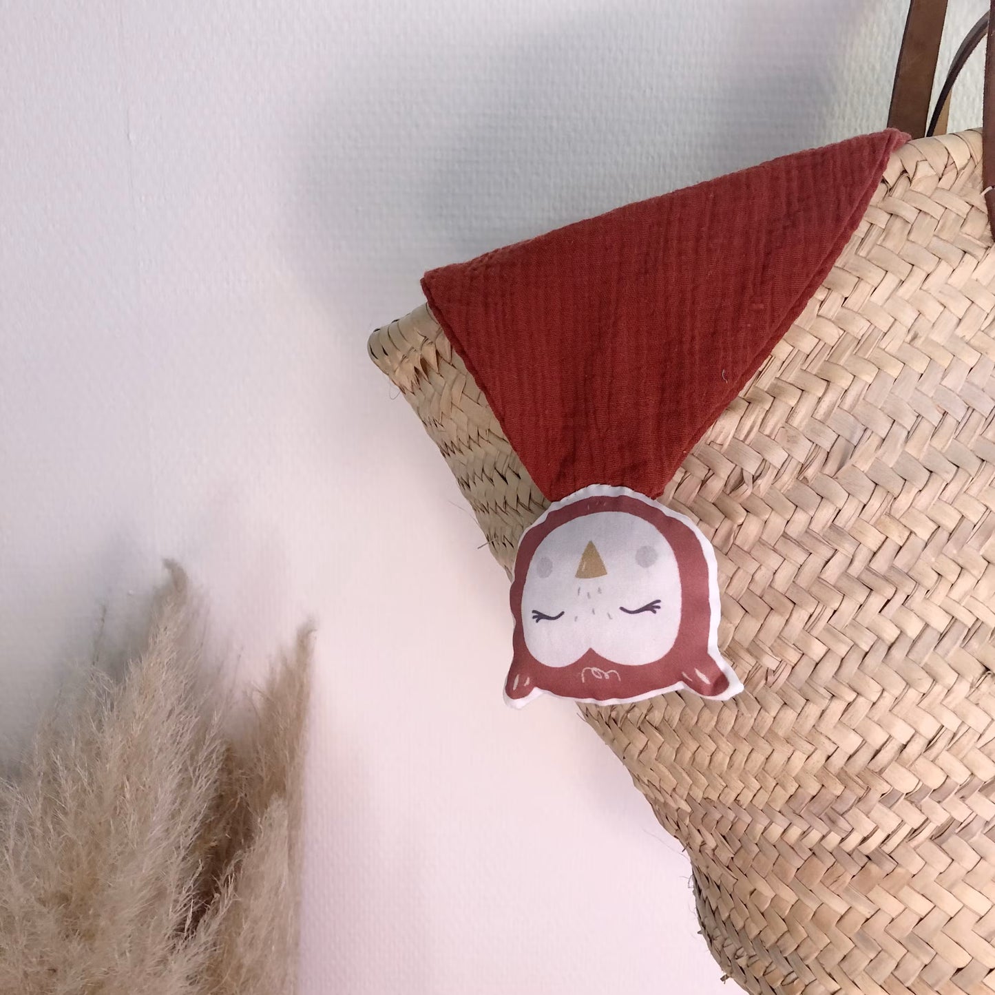 Doudou en double gaze | Hibou
