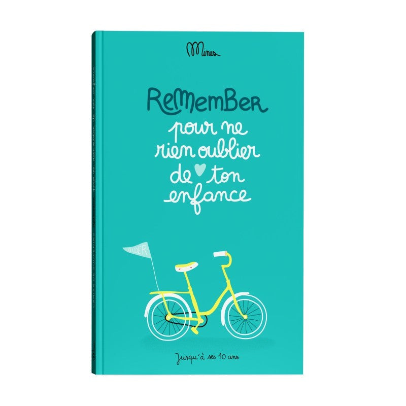 Livre à compléter | Remember - Pour ne rien oublier de ton enfance