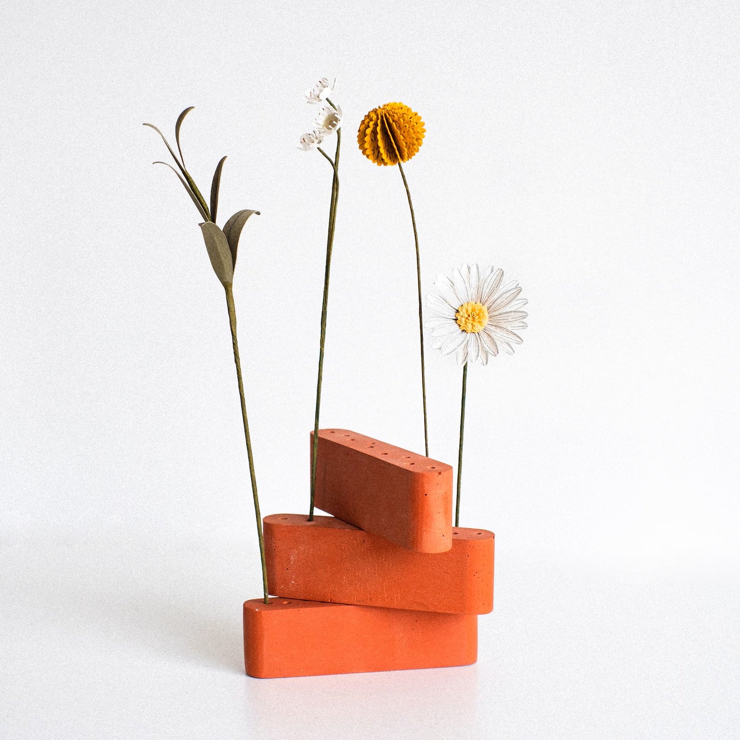 Pique-fleurs horizontal | Orange