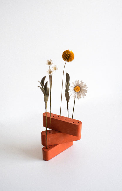 Pique-fleurs horizontal | Orange