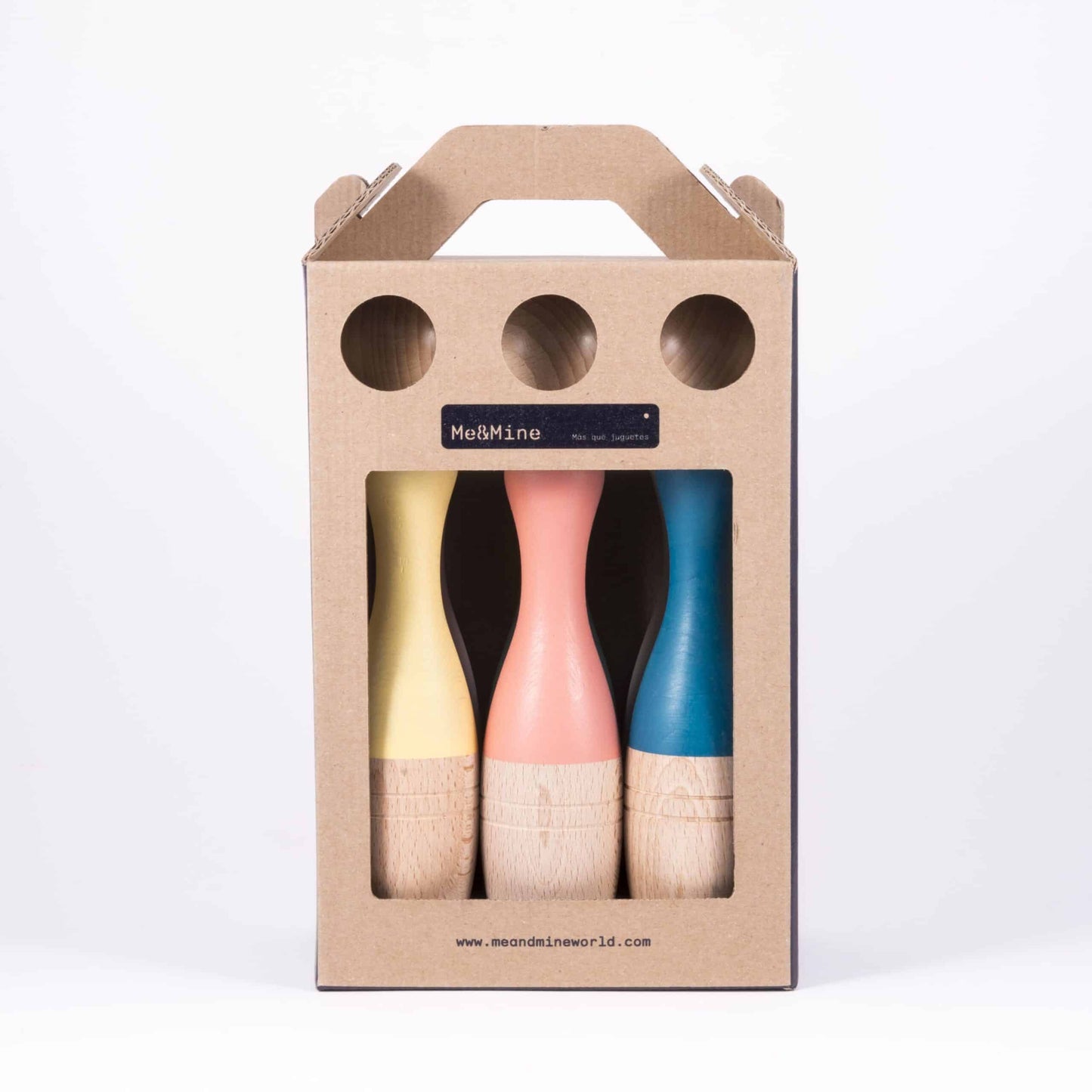 Wooden bowling game | Multicolor