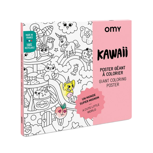 Giant coloring poster | Kawai