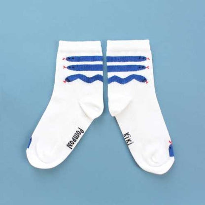 Chaussettes | Serpents bleus