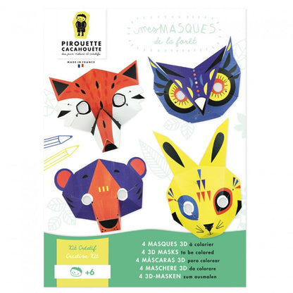 Kit créatif | Les masques de la Forêt