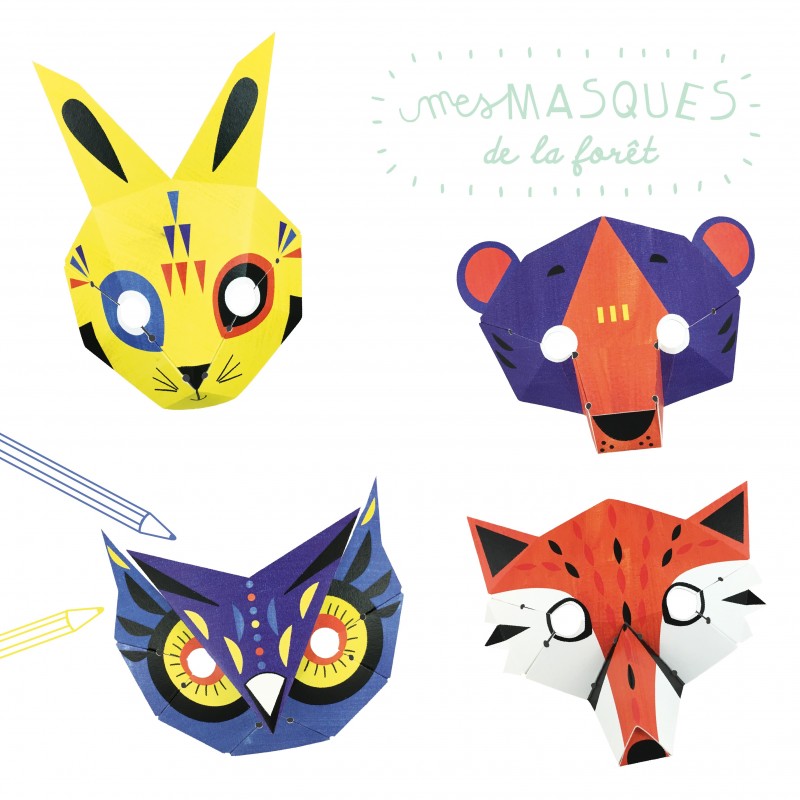 Kit créatif | Les masques de la Forêt