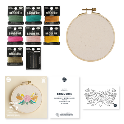 Embroidery kit | The Rose