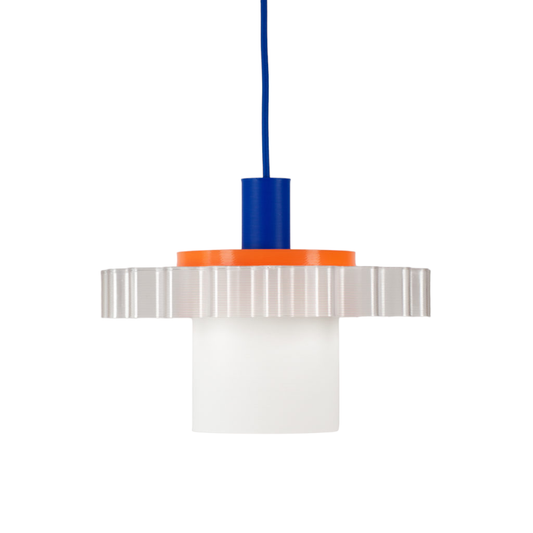 Gigi Lamp | Orange and blue