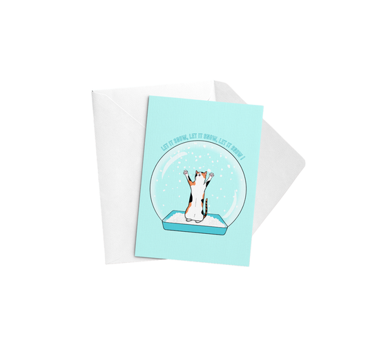 Carte de Noël | Let it snow