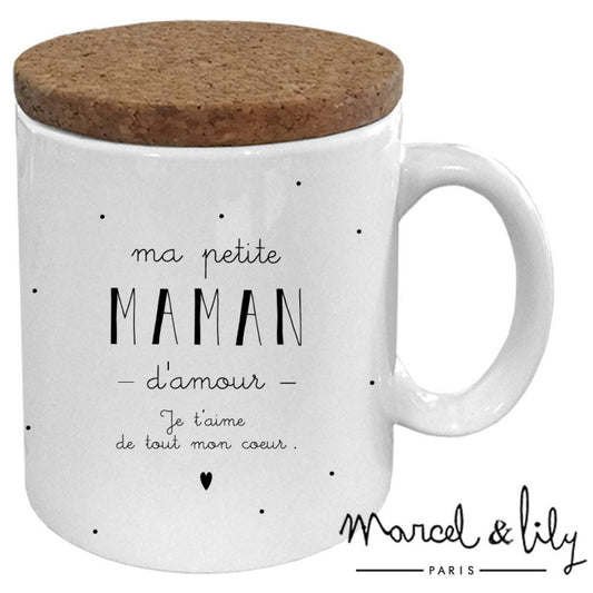 Mug with cork lid | All-terrain mom in the morning
