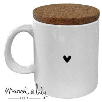 Mug with cork lid| Mom love