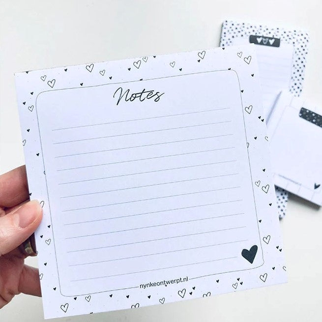 Notepad | Notes hearts