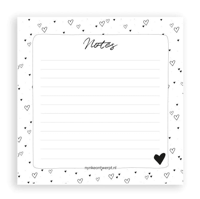 Bloc-notes | Notes hearts