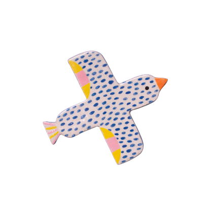 Oiseau en Céramique | Bleu