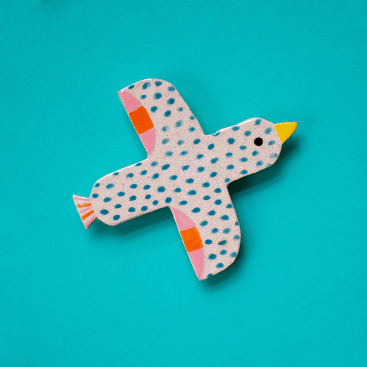 Oiseau en Céramique | Sarcelle