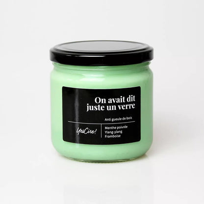 “Anti-hangover” candle | We said just one drink