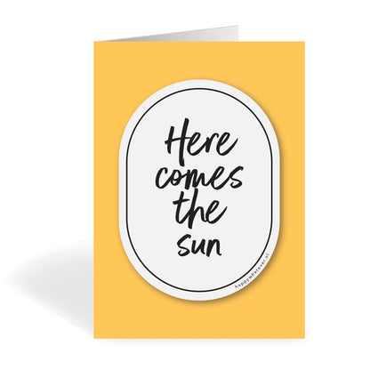 Sticker créateur d'arc-en-ciel | Here comes the sun