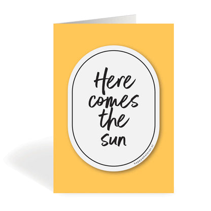 Sticker créateur d'arc-en-ciel | Here comes the sun