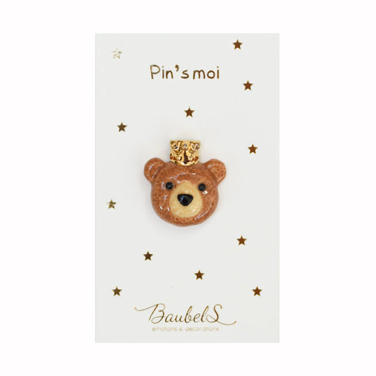 Pin's en porcelaine | Ourson