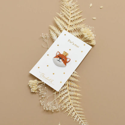 Pin's en porcelaine | Renard