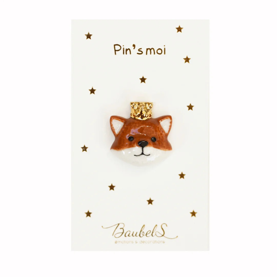 Pin's en porcelaine | Renard