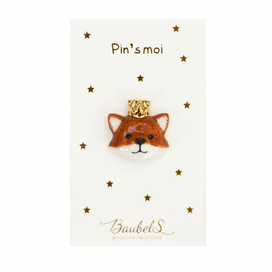 Pin's en porcelaine | Renard
